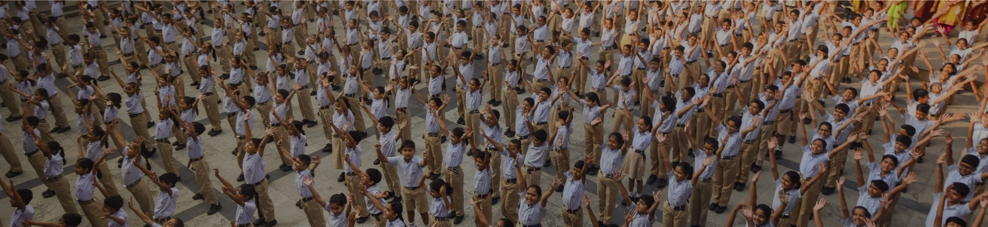 Nalanda International School Vadodara students during the school assembly
