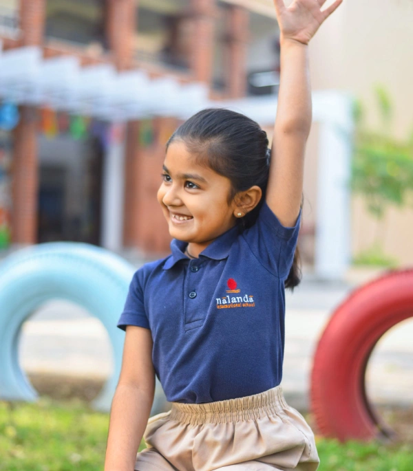 Nalanda international school Vadodara happy students