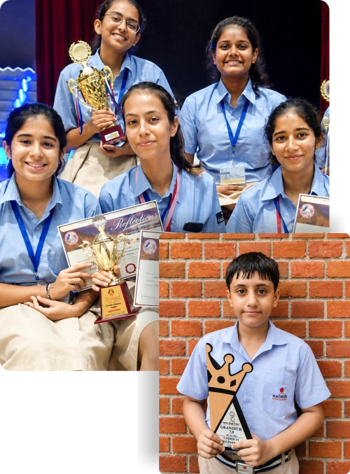 Nalanda school student award achievements