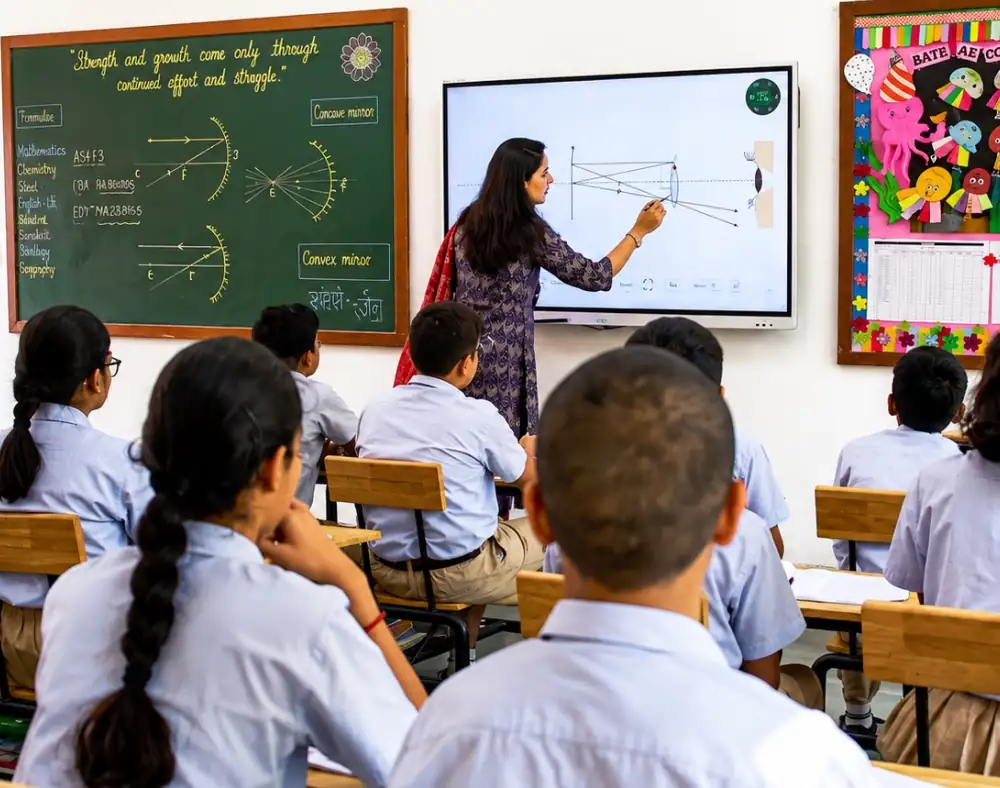 ICSE school smart board classroom