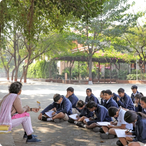 Nalanda school open classroom gurukul