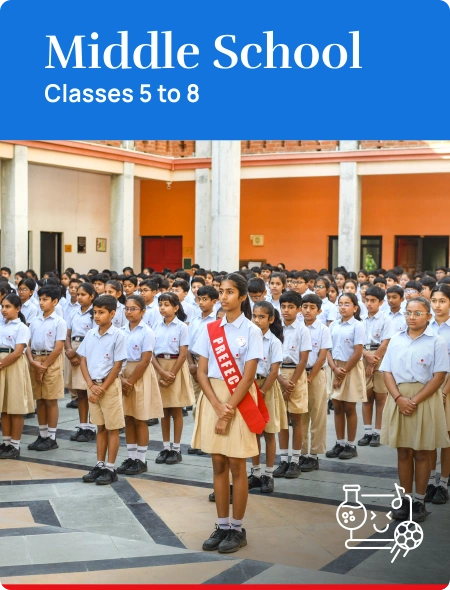 ICSE middle school student assembly