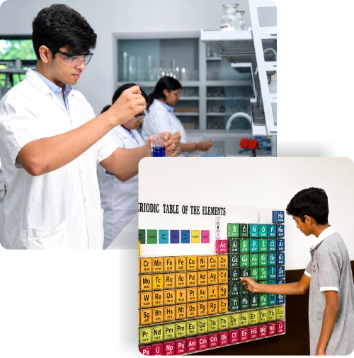 ISC senior school chemistry laboratory