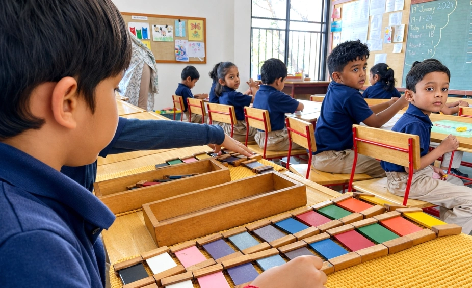 Nalanda pre school block room learning