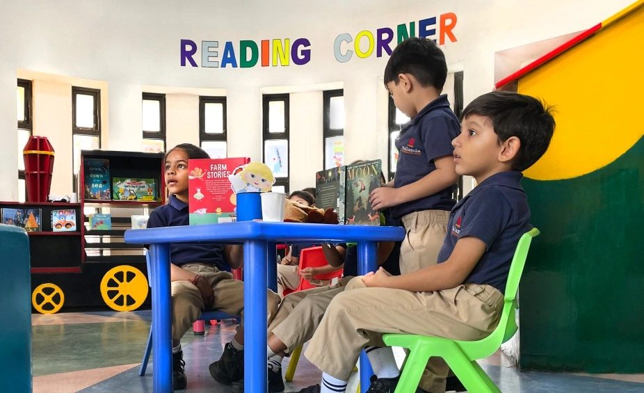Nalanda pre school storytelling reading area