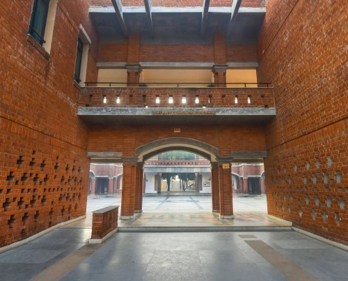 Nalanda school admission campus courtyard
