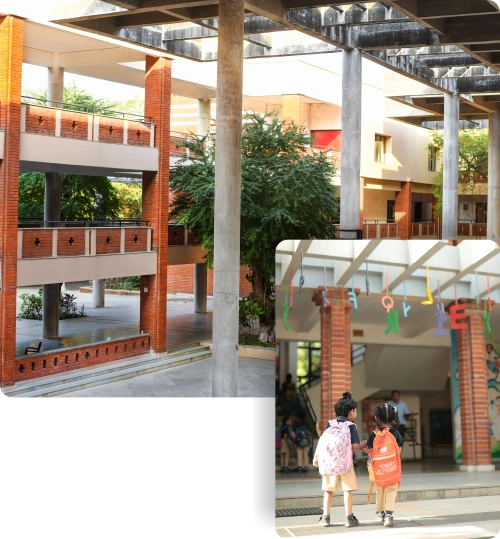 Nalanda school admission campus courtyard