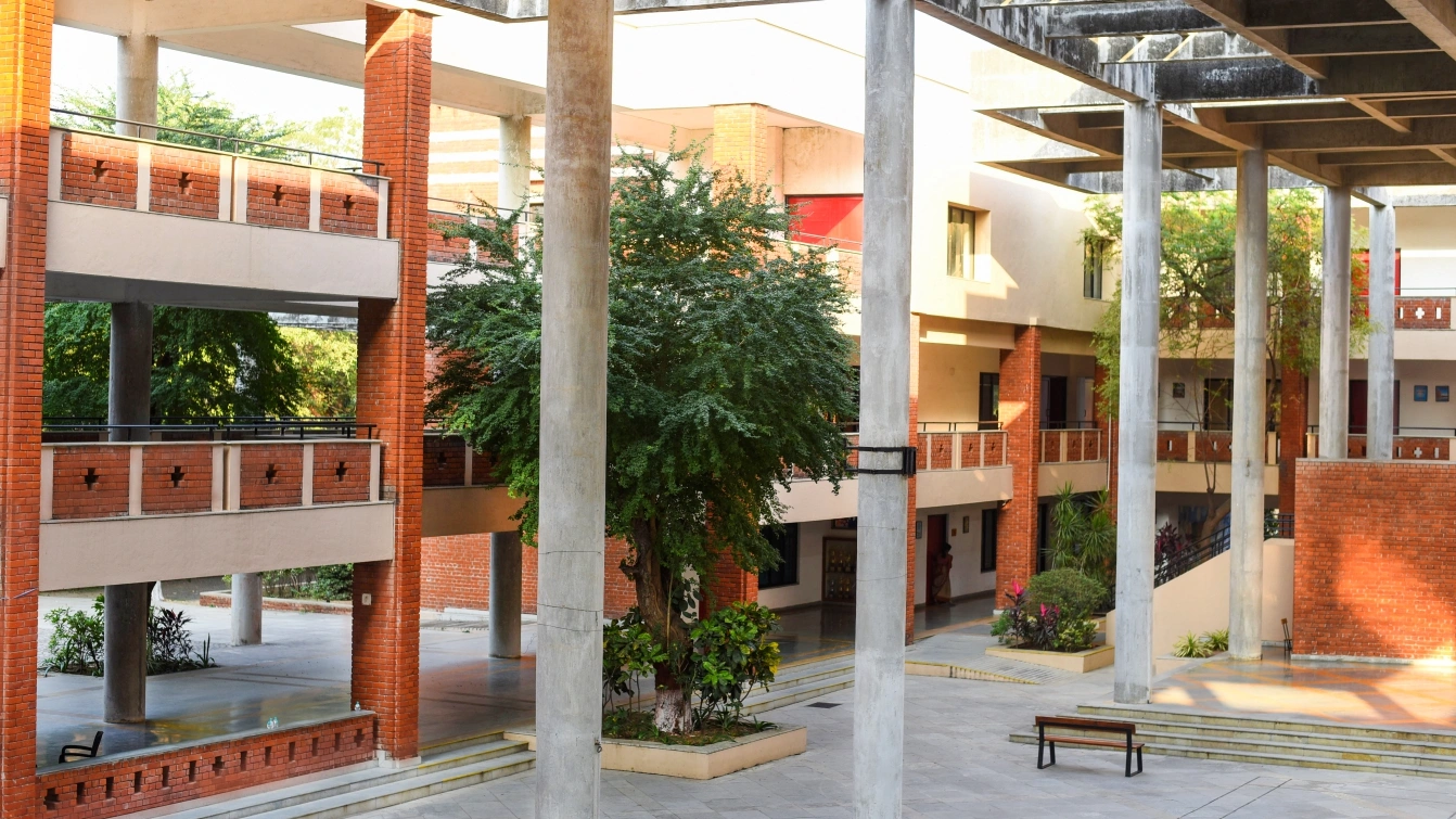 Nalanda school admission campus courtyard