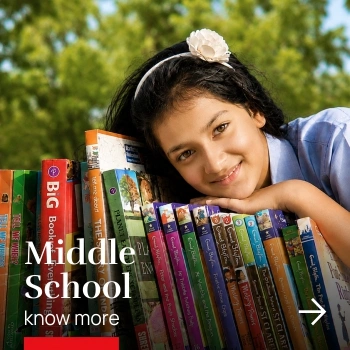 Middle School student at Nalanda School Vadodara