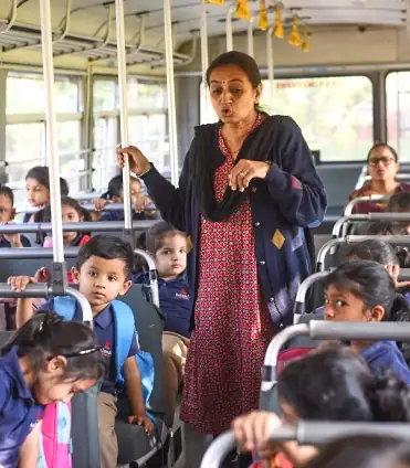 Nalanda school parent transport meeting